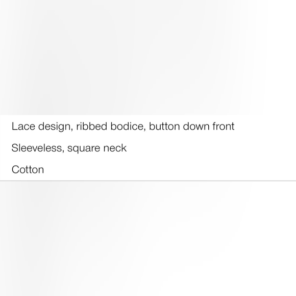 Free people sleeveless lace white tank top - Picture 4 of 4